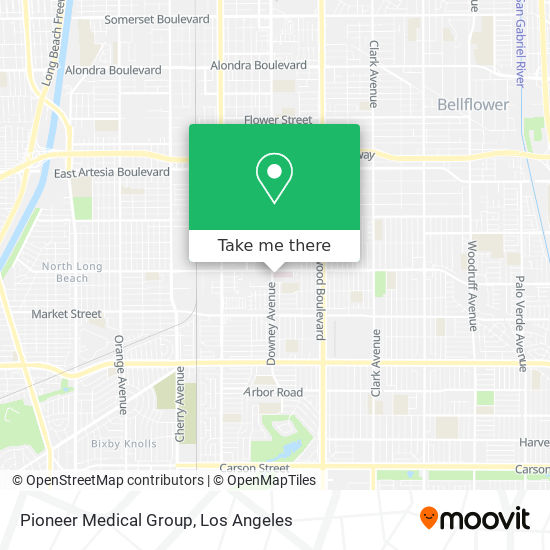 Mapa de Pioneer Medical Group