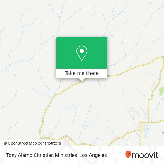 Mapa de Tony Alamo Christian Ministries, 13136 Sierra Hwy