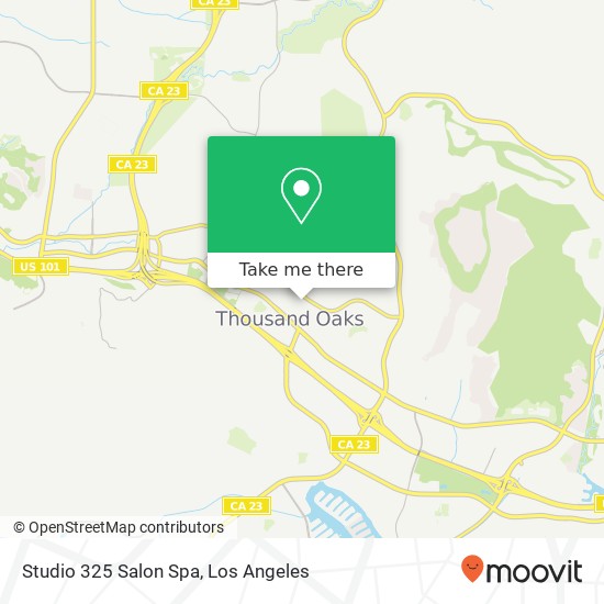 Studio 325 Salon Spa, 226 N Skyline Dr map