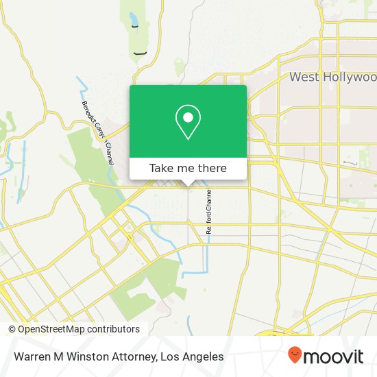 Mapa de Warren M Winston Attorney, 9454 Wilshire Blvd