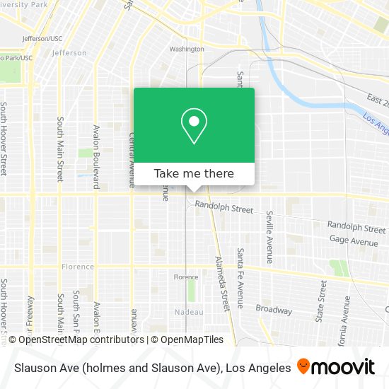 Mapa de Slauson Ave (holmes and Slauson Ave)