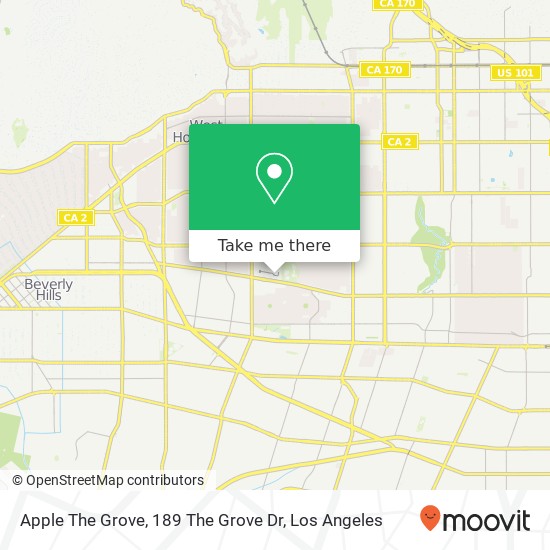 Apple The Grove, 189 The Grove Dr map