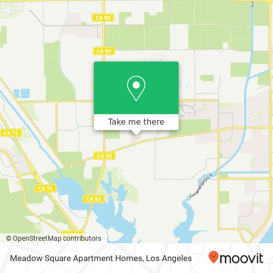 Meadow Square Apartment Homes, 7550 Desert Holly St map