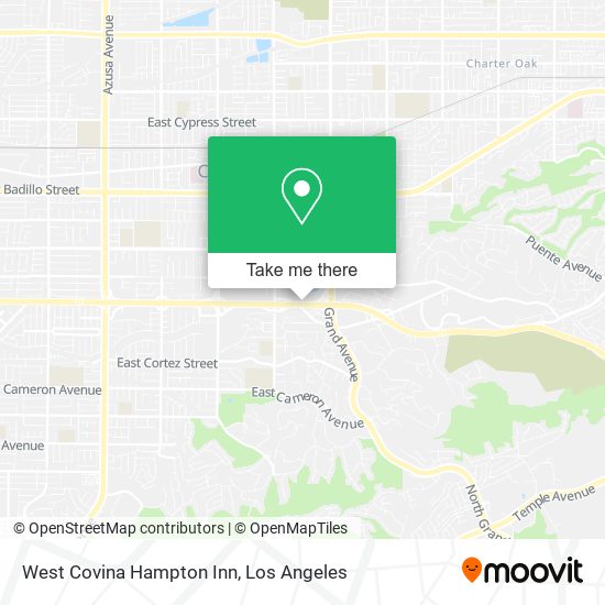 Mapa de West Covina Hampton Inn