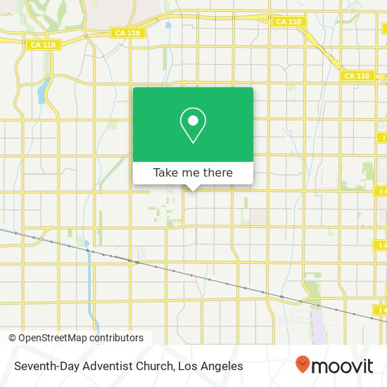 Mapa de Seventh-Day Adventist Church, 17700 Plummer St