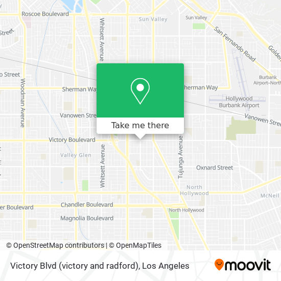 Victory Blvd (victory and radford) map