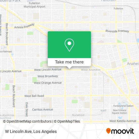 Mapa de W Lincoln Ave