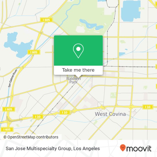 San Jose Multispecialty Group, 14514 Ramona Blvd map