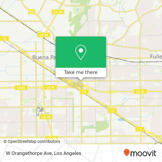 W Orangethorpe Ave, Buena Park, CA 90621 map
