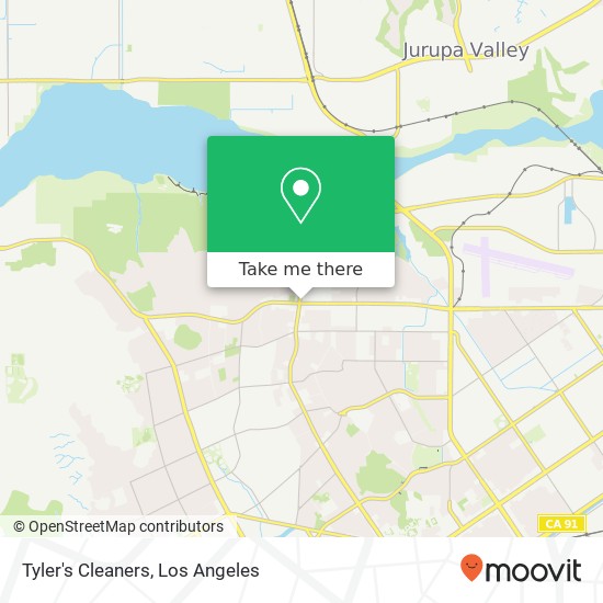 Mapa de Tyler's Cleaners, 10273 Arlington Ave