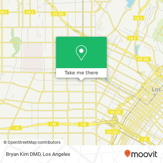 Mapa de Bryan Kim DMD, 3030 W 8th St