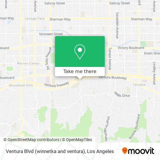 Mapa de Ventura Blvd (winnetka and ventura)