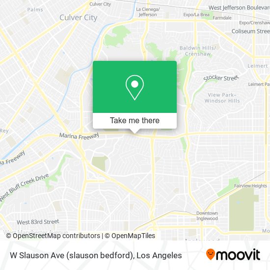 Mapa de W Slauson Ave (slauson bedford)