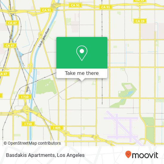Mapa de Basdakis Apartments, 4445 N Banner Dr