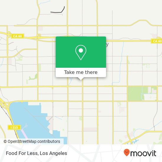 Food For Less, 24440 Alessandro Blvd map