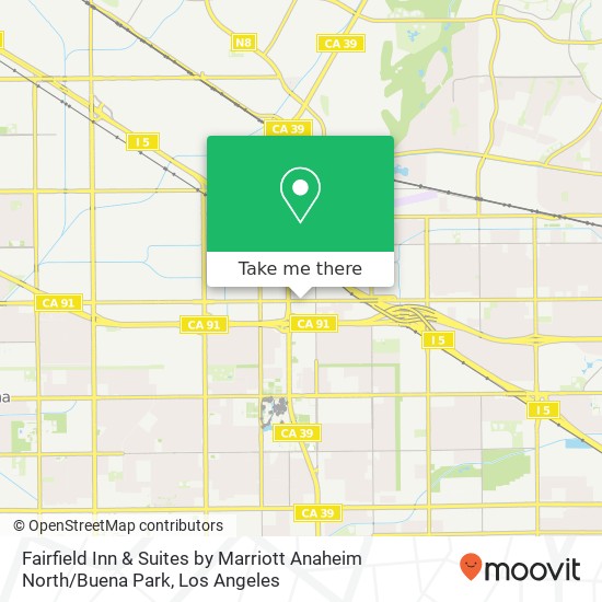 Fairfield Inn & Suites by Marriott Anaheim North / Buena Park, 7828 Orangethorpe Ave map