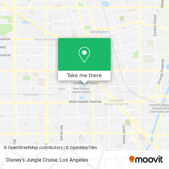 Disney's Jungle Cruise map