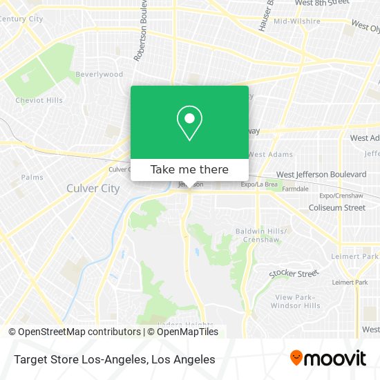 Target Store Los-Angeles map