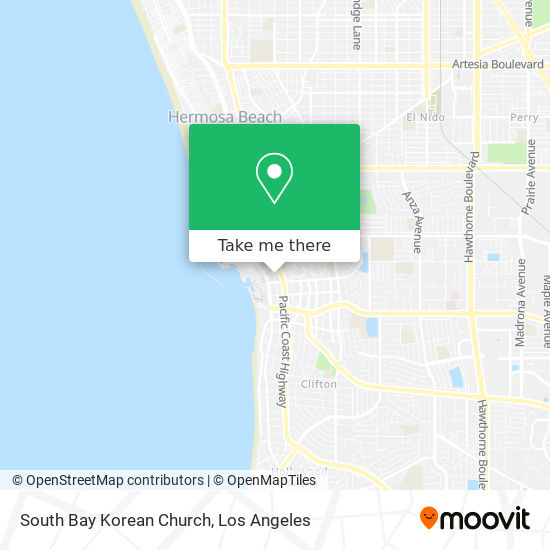 South Bay Korean Church map