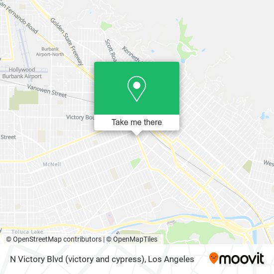 N Victory Blvd (victory and cypress) map