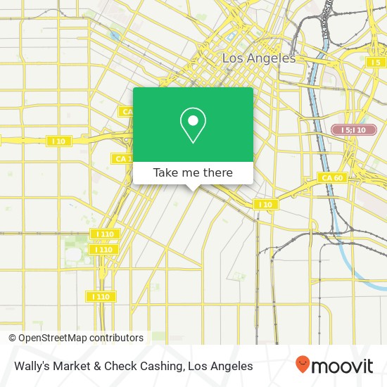 Mapa de Wally's Market & Check Cashing
