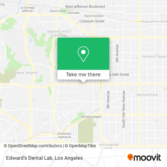 Edward's Dental Lab map