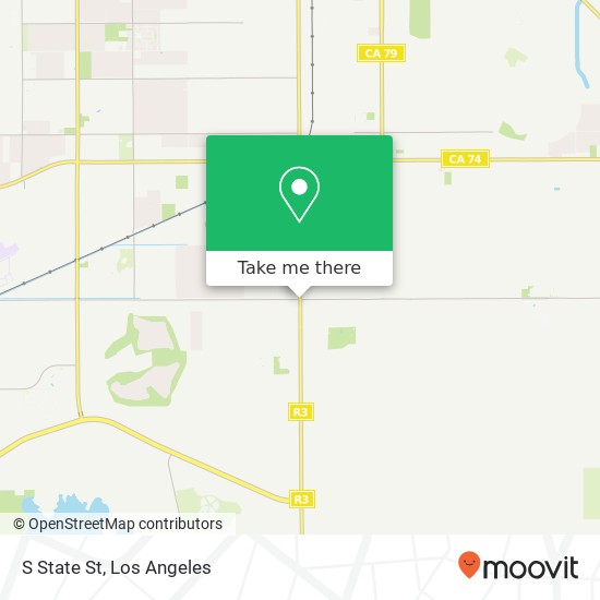 Mapa de S State St, Hemet, CA 92543