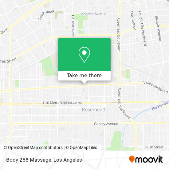 Body 258 Massage map