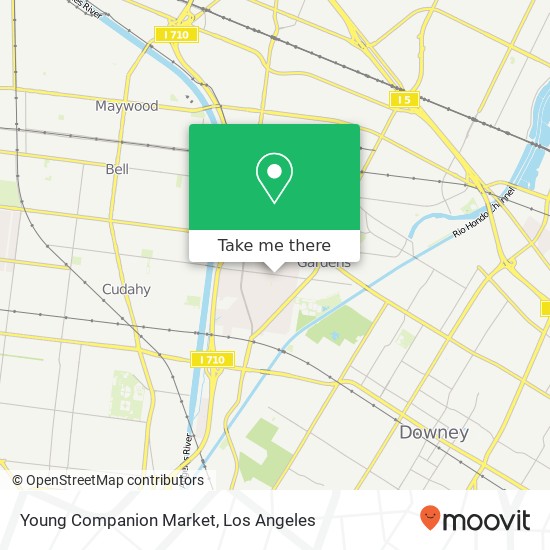 Young Companion Market, 5972 Clara St map