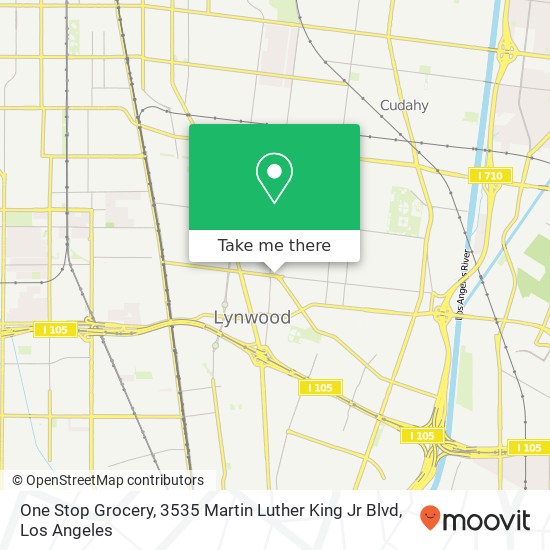 One Stop Grocery, 3535 Martin Luther King Jr Blvd map