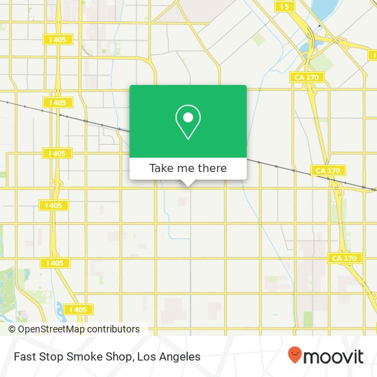 Fast Stop Smoke Shop, 14114 Sherman Way map