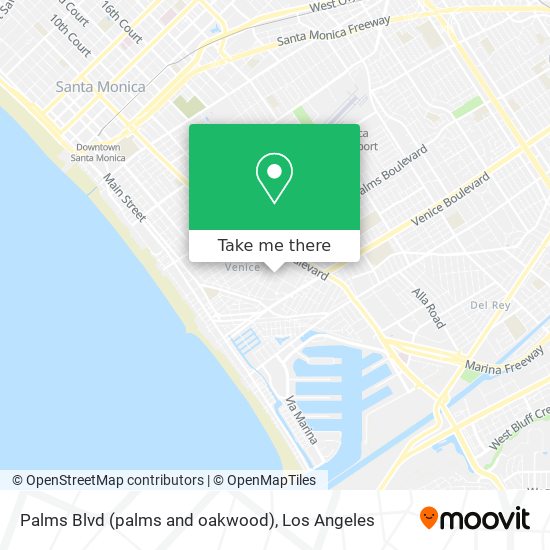 Mapa de Palms Blvd (palms and oakwood)