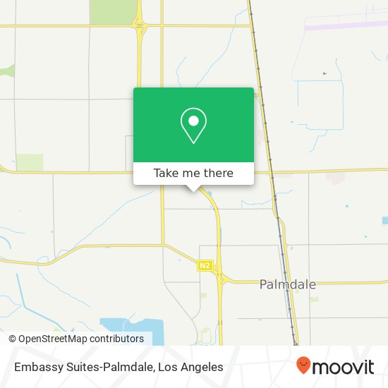 Mapa de Embassy Suites-Palmdale, 39375 5th St W