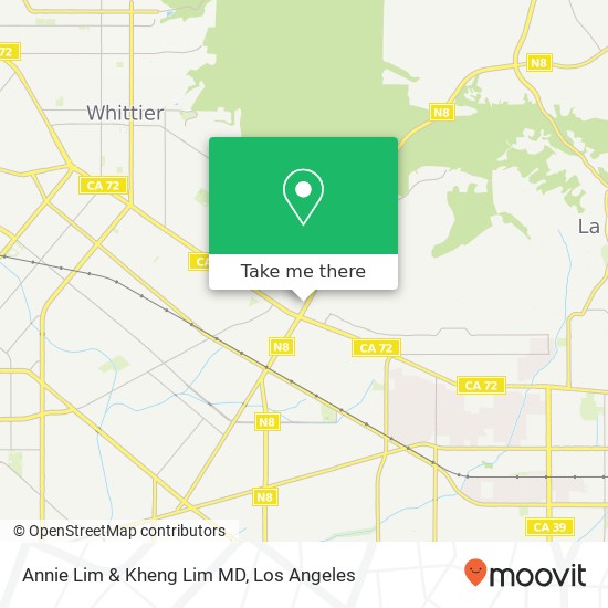 Mapa de Annie Lim & Kheng Lim MD, 9209 Colima Rd