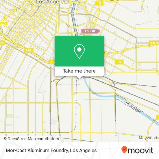 Mor-Cast Aluminum Foundry, 2561 E 25th St map