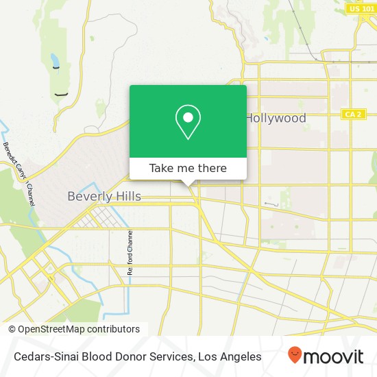 Cedars-Sinai Blood Donor Services, 8701 Gracie Allen Dr map