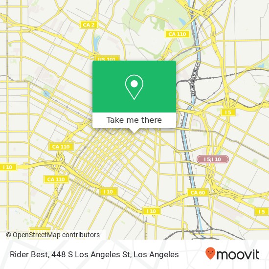 Mapa de Rider Best, 448 S Los Angeles St