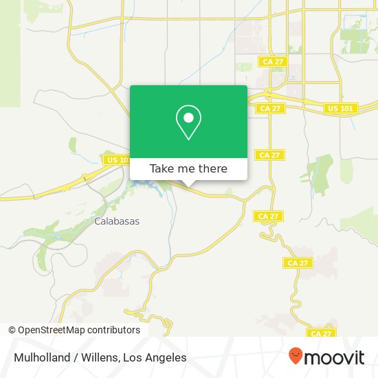 Mulholland / Willens map