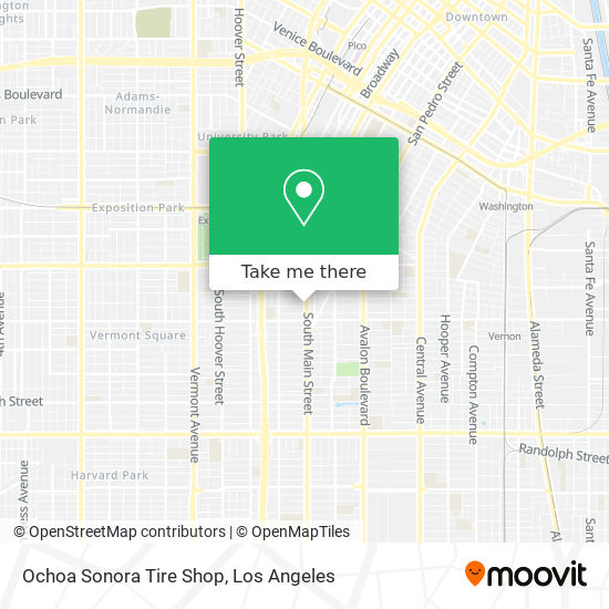 Ochoa Sonora Tire Shop map