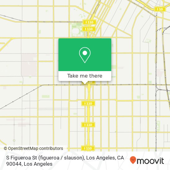 S Figueroa St (figueroa / slauson), Los Angeles, CA 90044 map