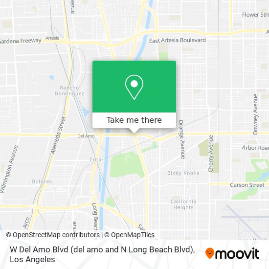 W Del Amo Blvd (del amo and N Long Beach Blvd) map