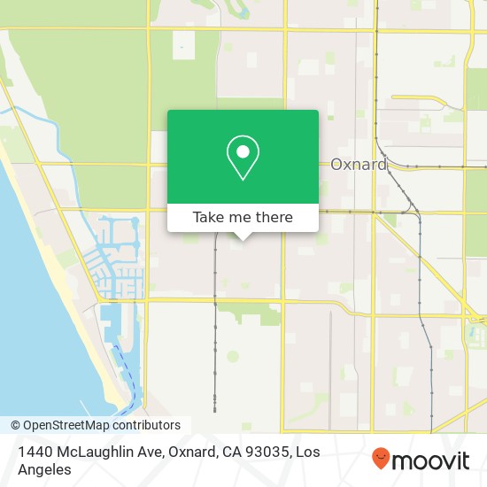 Mapa de 1440 McLaughlin Ave, Oxnard, CA 93035