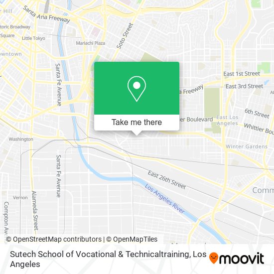 Mapa de Sutech School of Vocational & Technicaltraining