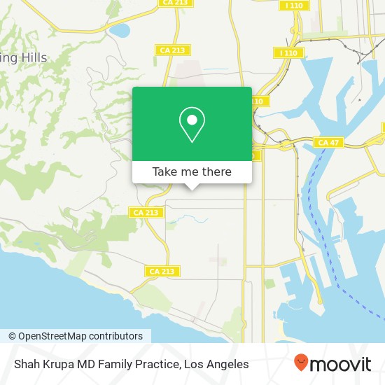 Mapa de Shah Krupa MD Family Practice