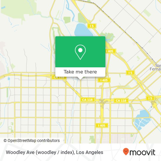 Woodley Ave (woodley / index), Granada Hills, CA 91344 map