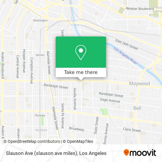Slauson Ave (slauson ave miles) map