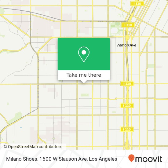 Mapa de Milano Shoes, 1600 W Slauson Ave