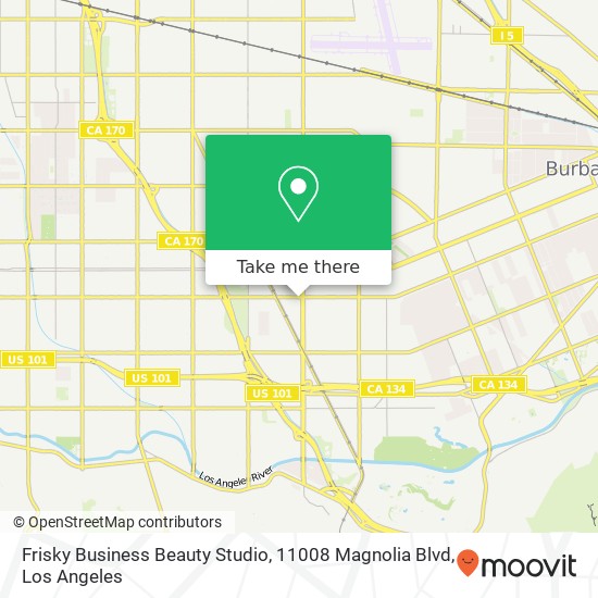 Frisky Business Beauty Studio, 11008 Magnolia Blvd map