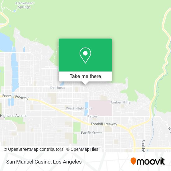 directions for san manuel casino
