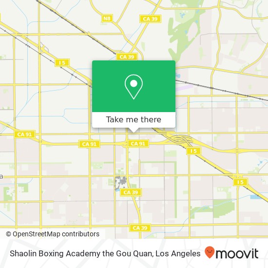 Shaolin Boxing Academy the Gou Quan, 7894 Orangethorpe Ave map